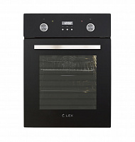 Встраиваемый электрический духовой шкаф LEX EDP 4571 BL стекло черное