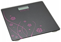 Напольные весы POLARIS PWS1523DG черный/рисунок макс.150кг