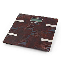 Напольные весы MARTA MT-1675 коричневый оникс