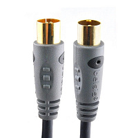 BELSIS BGL1172 ТВ вилка ТВ розетка, GOLD, антенный, 3 м.