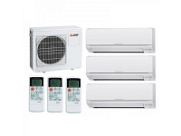 Кондиционер MITSUBISHI ELECTRIC MSZ-HJ25VA-ER1 + MSZ-HJ35VA-ER1/MXZ-3HJ50VA-ER1 (комплект)