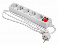 BURO Сетевой фильтр Buro 500SL-1.5-G 1.5м (5 розеток) серый (пакет ПЭ)ПОДКЛЮЧКА