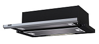 Встраиваемая вытяжка KRONA Kamilla slim 600 black/inox (1 мотор)