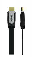 HDMI Flat 1.4а "Classic" BLACK 1.5m