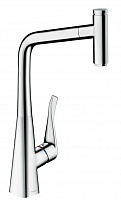 HANSGROHE 14884000 Metris Select Кухонный смеситель 320, однорычажный, с вытяжным изливом
